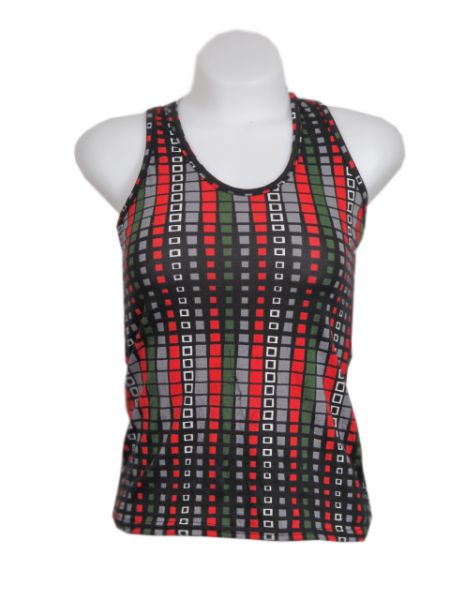 top de tirantes estampado retro con espalda recogida. Talla única ZAS robapinzas.com | top de tirantes estampado retro con espalda recogida. Talla única