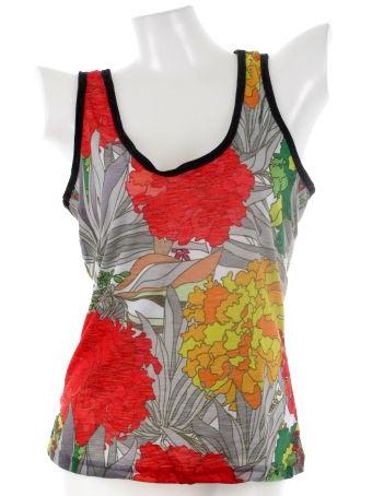 Top estampado flores con espalda abierta. ZAS robapinzas.com | Top estampado flores con espalda abierta.