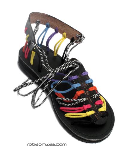 sandalias hippies de cuero