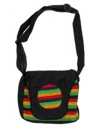 Bolso de algodón con solapa y decoración ZAS robapinzas.com | Bolso de algodón