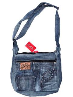 Bolso grande fabricado con pantalones vaqueros ZAS robapinzas.com | Bolso grande fabricado