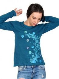 Camiseta de algodón de manga larga bordados ZAS robapinzas.com | Camiseta de algodón