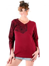Camiseta con frontal y manga parcialmente estampado ZAS robapinzas.com | Camiseta con frontal