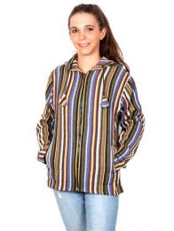Chaqueta Sudadera de rayas de colores étnica, ZAS robapinzas.com | Chaqueta Sudadera