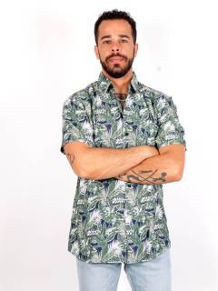 Camisa de hombre de manga corta con estampados ZAS robapinzas.com | Camisa de hombre