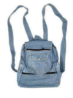 Mochila grande fabricada con pantalones vaqueros ZAS robapinzas.com | Mochila grande fabricada