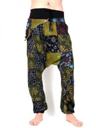 Pantalón 100% algodón patchwork ZAS robapinzas.com | Pantalón