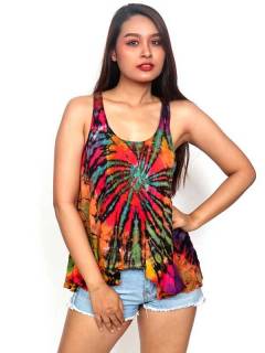 Top hippie Teñido Tie Dye Talla única ZAS robapinzas.com | Top hippie Teñido