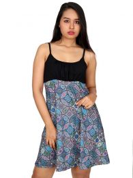 Vestido hippie suelto estampado de mandalas bajo ZAS robapinzas.com | Vestido hippie suelto