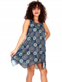 Vestido hippie con estampado mandalas bajo asimétrico ZAS robapinzas.com | Vestido hippie con