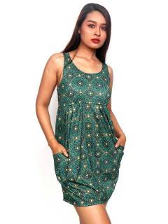 Vestido hippie suelto con estampado mandalas bajo ZAS robapinzas.com | Vestido hippie suelto