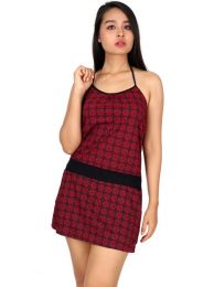 Vestido con frontal estampados étnicos ZAS robapinzas.com | Vestido con frontal