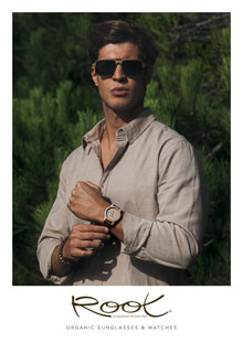 Gafas de sol de madera únicas e irrepetibles