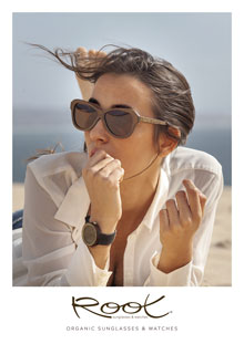 Root Gafas y relojes de madera natural