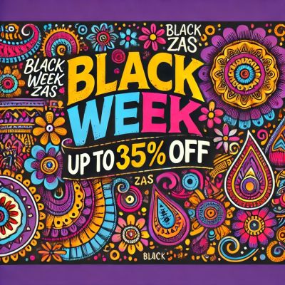 Vuelve la semana Black Friday a ZAS. Black Week con descuentos a partir del 35%.
. ZAS tu tienda Hippie alternativa