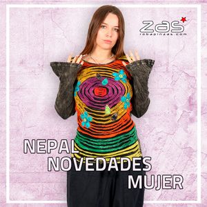 Nueva colección de prendas Hippies y artesanales de Nepal para Mujer en 2023. ZAS tu tienda Hippie alternativa