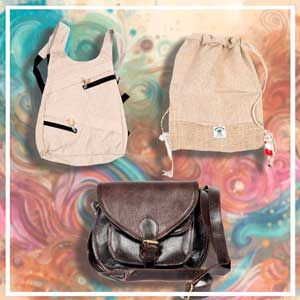 En ZAS puedes encontrar tu bolso y mochila ideal para cada ocasión. Elige entre una buenísima selección de bolsos de diferentes tamaños formas y materiales
. ZAS tu tienda Hippie alternativa