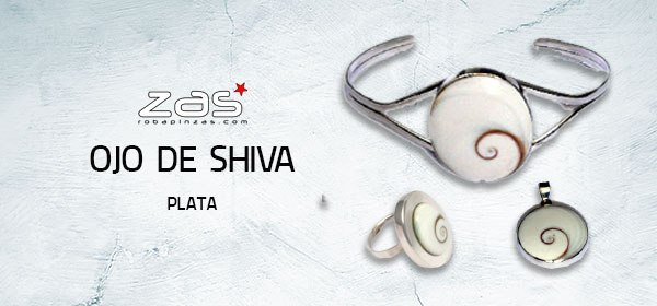 COLECCIÓN DE BISUTERIA EN PLATA CON OJO DE sHIVA zas