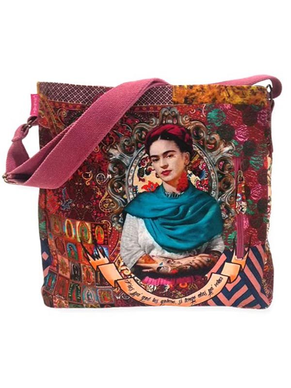 ▷ Bolso Grande Estampados Frida Kahlo. - ZAS Tienda Hippie | BOCT04