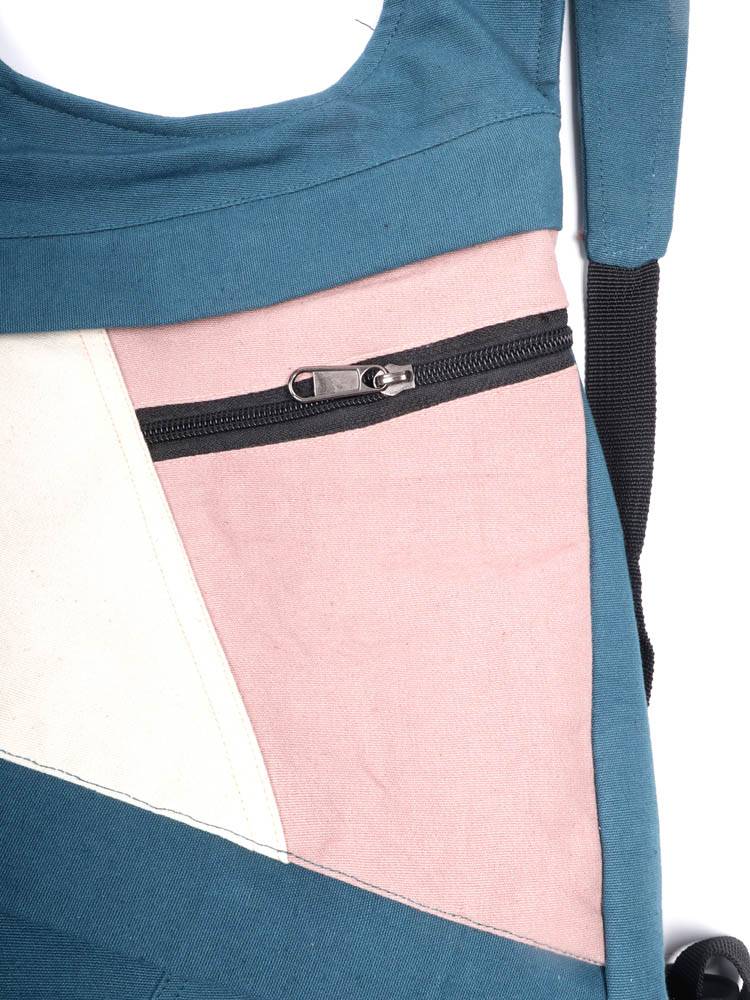 Mochila Chaleco Patchwork Tricolor Root BOHC33