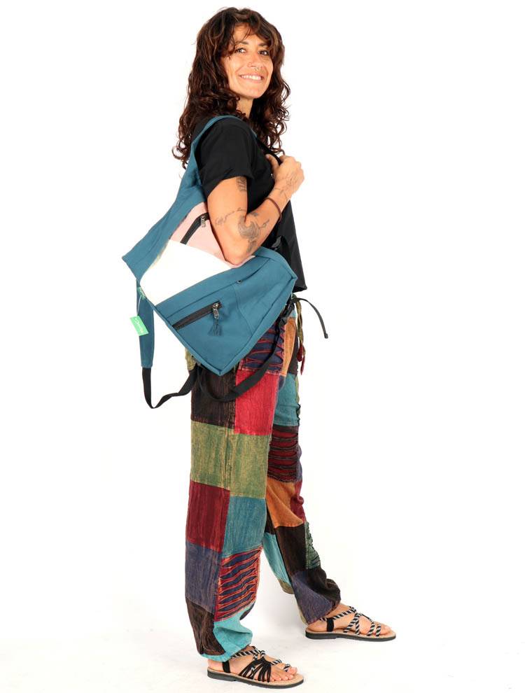 Mochila Chaleco Patchwork Tricolor Root BOHC33