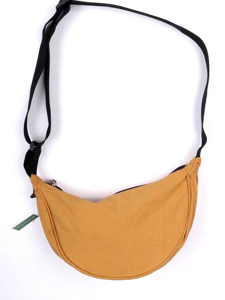 Bolso Media Luna de Loneta Root BOHC35 color Mostaza