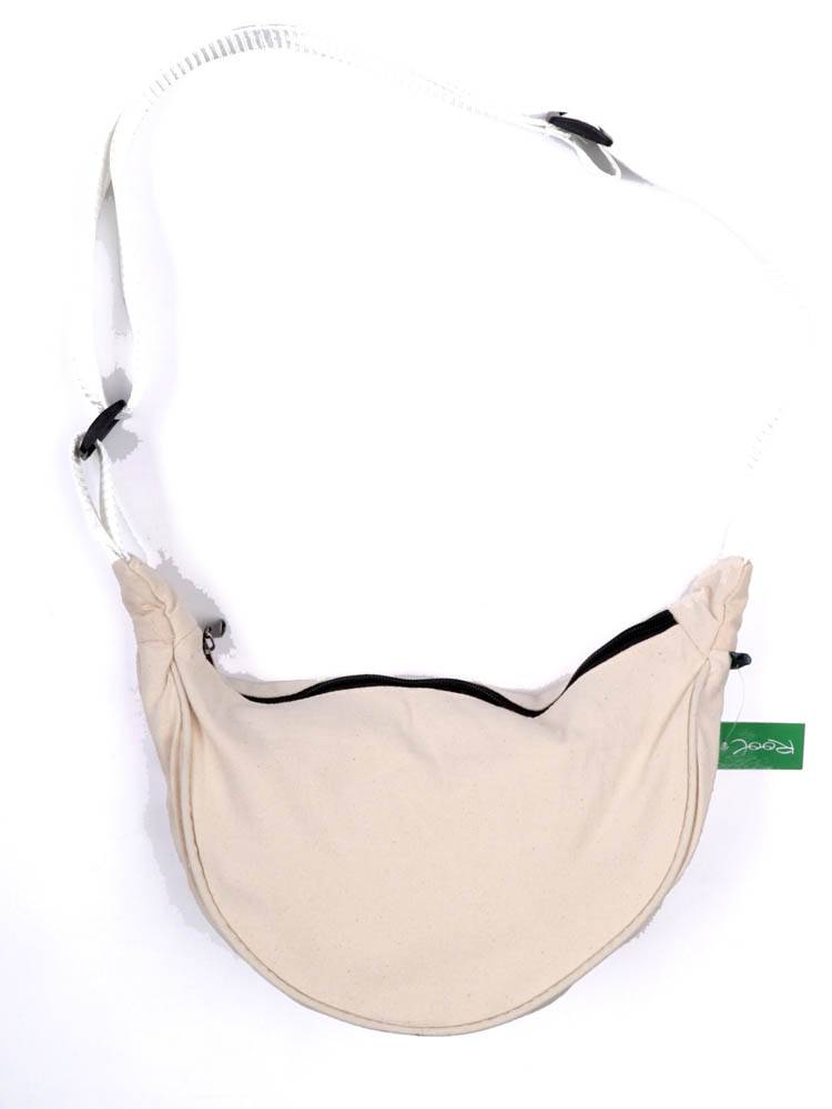 Bolso Media Luna de Loneta Root BOHC35 color Crudo