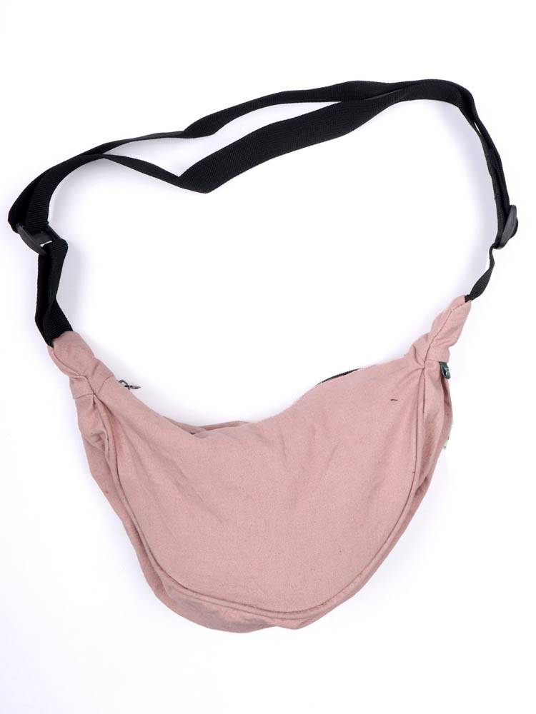 Bolso Media Luna de Loneta Root BOHC35 color Salmon