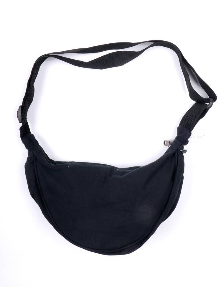 Bolso Media Luna de Loneta Root BOHC35 color Negro