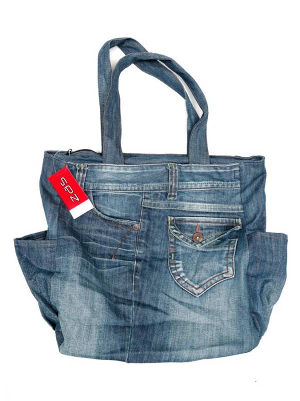 Bolsos hechos sales de jeans