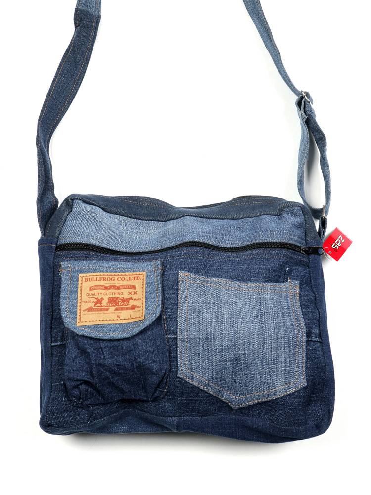 Bolso vaquero cuadrado con bandolera BOMI15