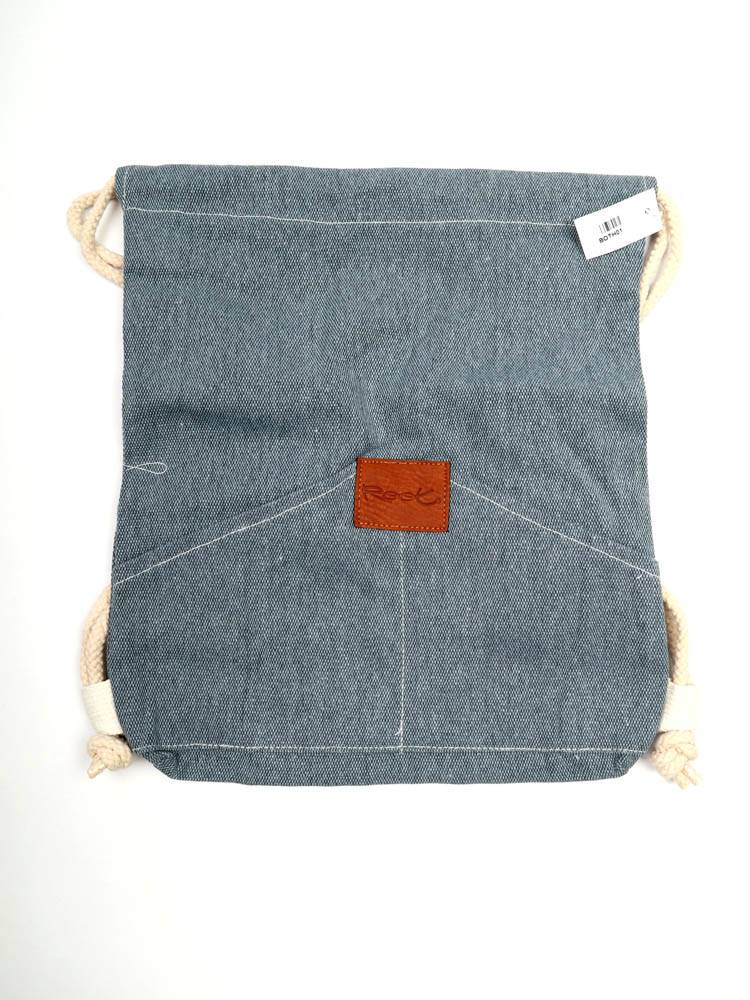 Mochila de Loneta con Cordones de Root BOTH01 color Azul