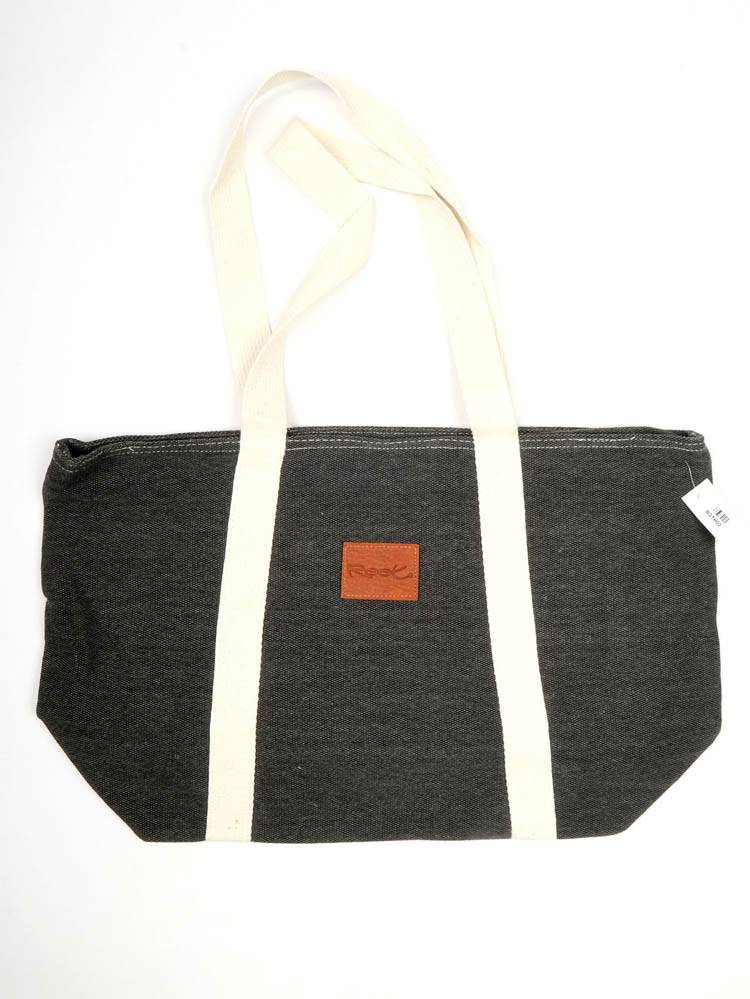 Bolso capazo de Loneta Root BOTH02 color Negro