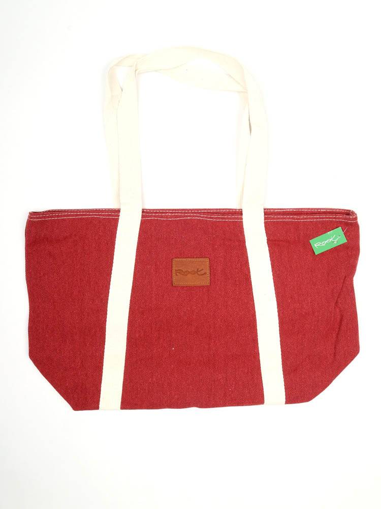 Bolso capazo de Loneta Root BOTH02 color Rojo