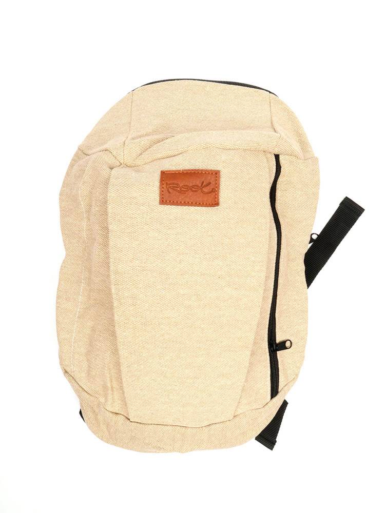 Mochila urbana de loneta resistente Root BOTH04 color Marrón cl