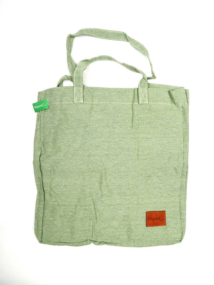 Bolso shopper gigante con estuche Root BOTH06 color Verde