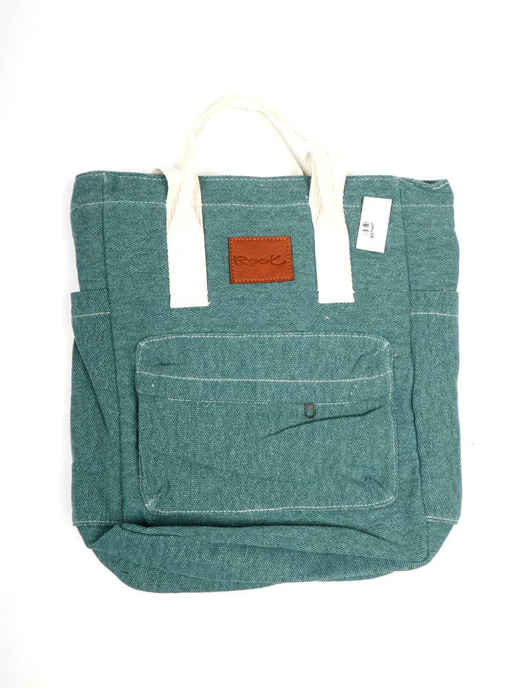 Mochila bolso convertible de loneta Root BOTH07 color Verde