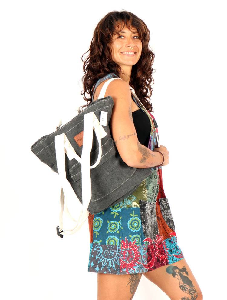 Mochila bolso convertible de loneta Root BOTH07