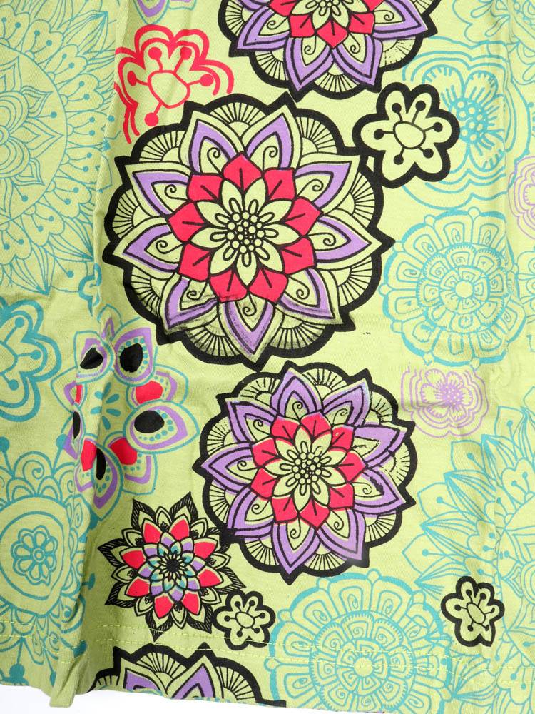 Camiseta estampado mandalas de colores CAEV50