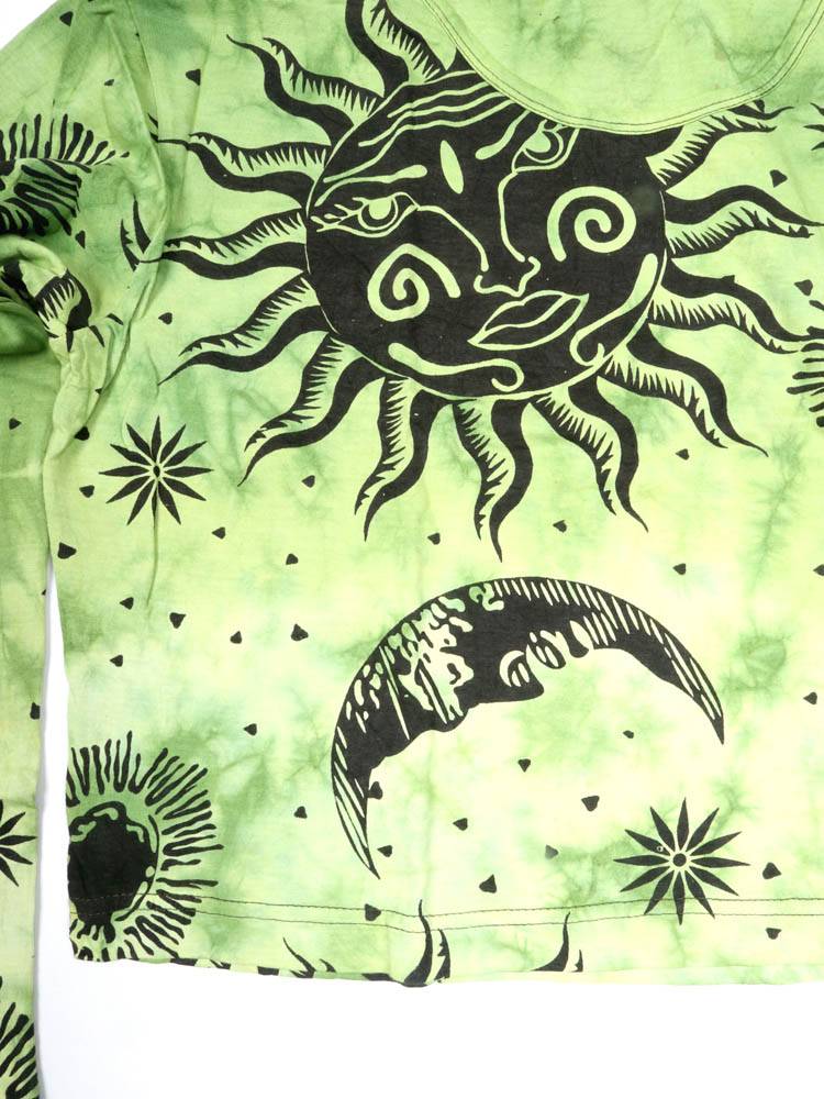 Camiseta crop sol y luna manga larga CAEV53