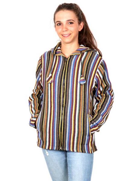 Chaqueta de Rayas de Colores CHEV18 - ZAS Ropa Hippie