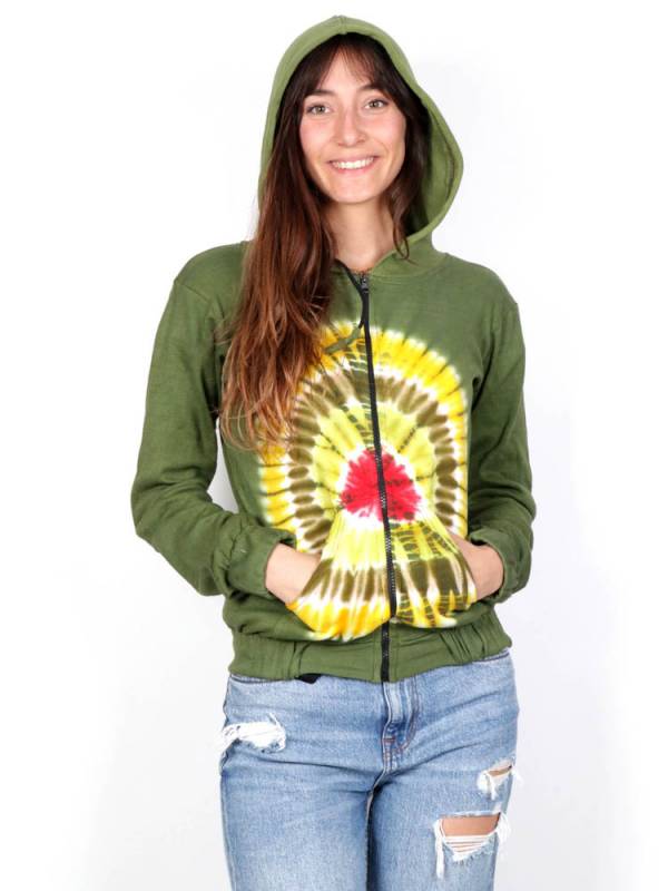 ▷ Sudadera Hippie Tie Dye Frontal | ZAS