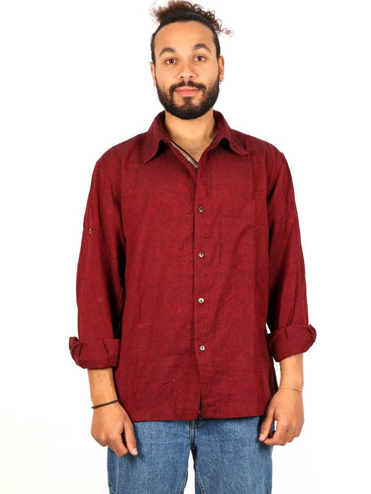 Camisa hippie lisa de manga larga [CLEV06] para comprar al por Mayor o Detalle en la categoría de Camisas Manga Larga