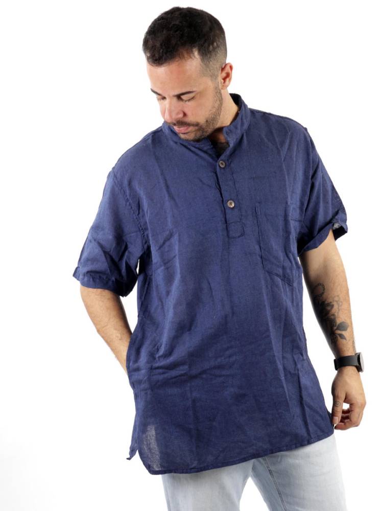 Camisa Hippie Lisa Cuello Mao CMEV03 ZAS