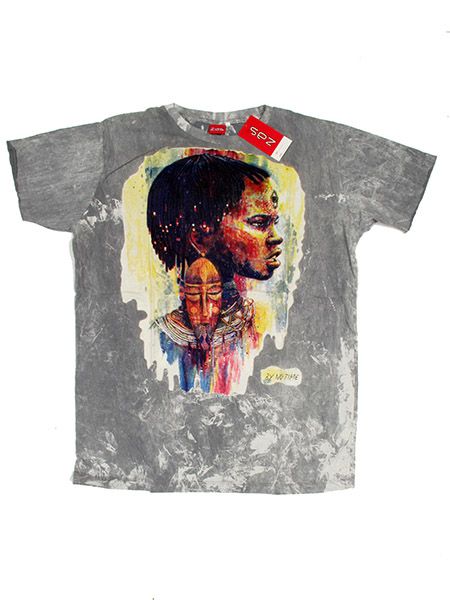Modelo: Gris Camisetas T-Shirts - Camiseta 100% algodón CMNT09 - Modelo Gris