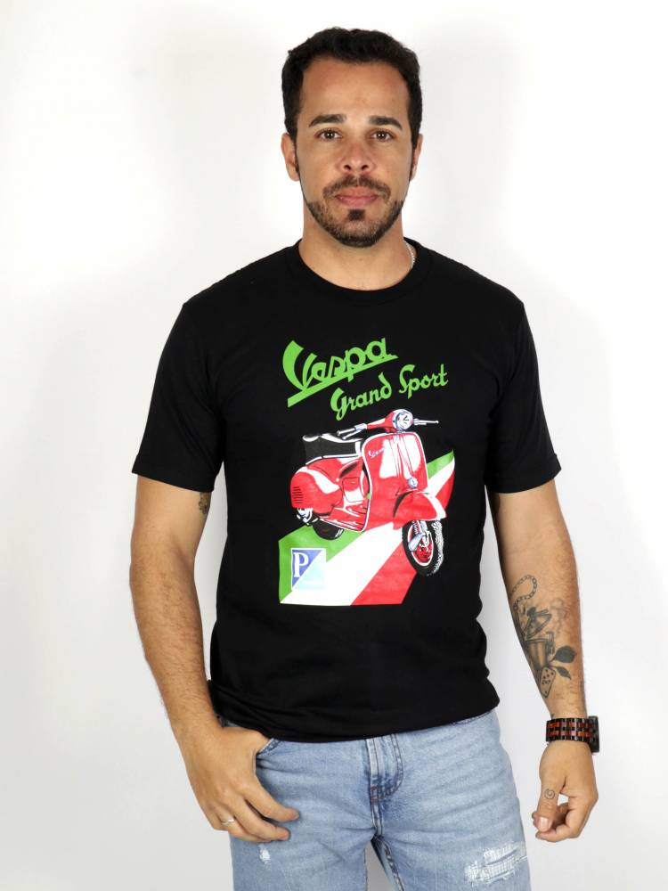 Camiseta VESPA PIAGGIO, algodón [CMSE09] para comprar al por Mayor o Detalle en la categoría de Camisetas T-Shirts