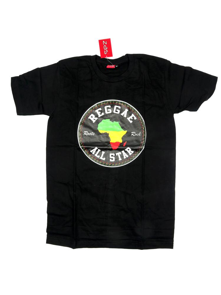 Camiseta Reggae All Star CMSE109 color Negro