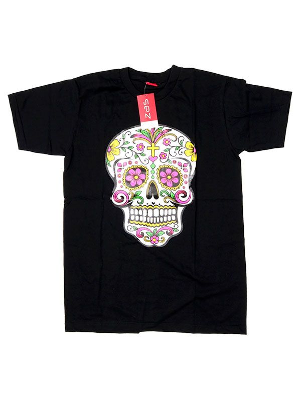 CAmiseta calavera mexicana