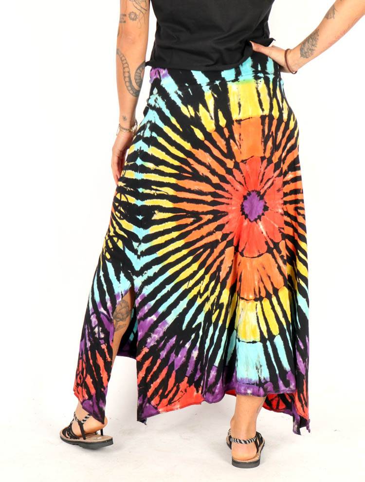 Falda Hippie larga Tie Dye Circular FAEV26