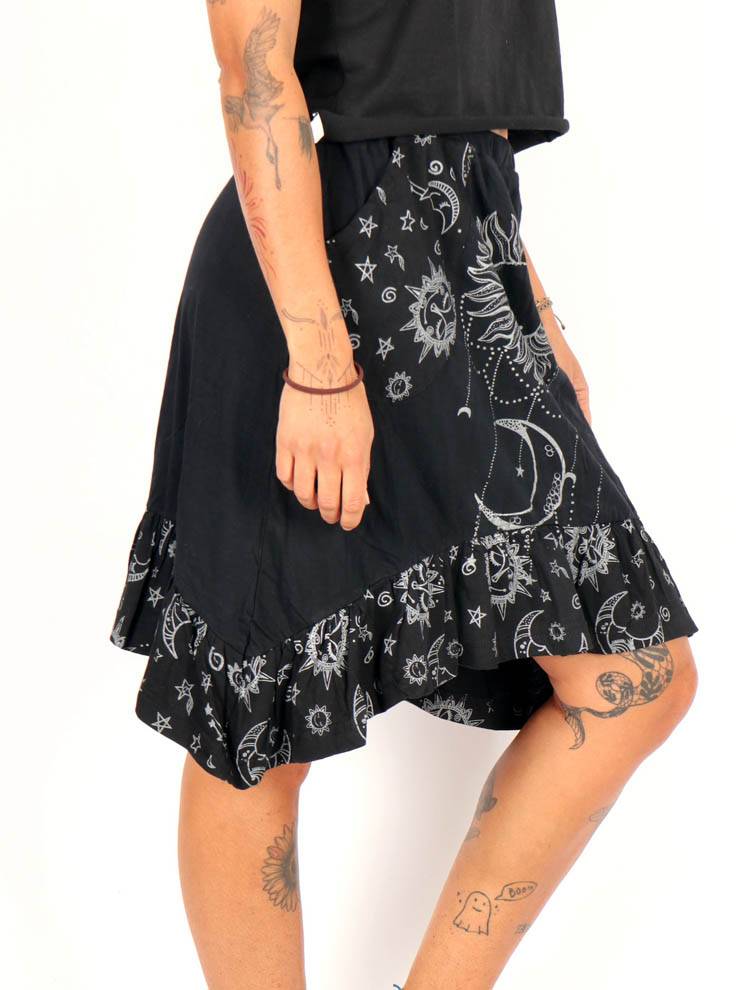 Falda sol y luna de aire místico FAEV39